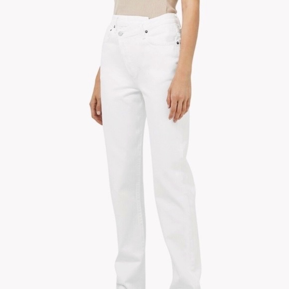 Agolde Asymmetrical High Waisted Straight Leg Jeans Size 30 - New with t… - Picture 5 of 8